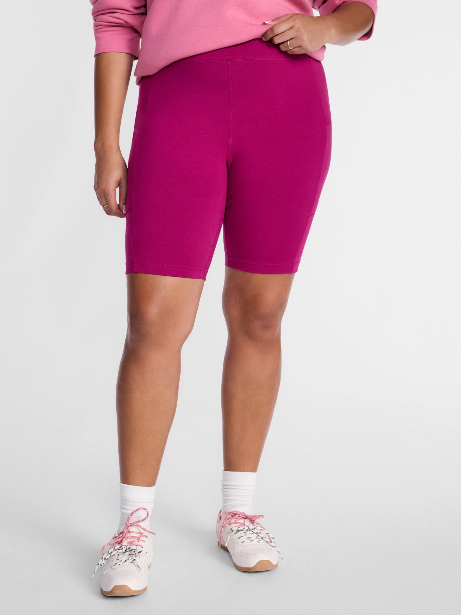 Terra & Sky Women's Plus Bike Short with Pocket, Sizes 0X-5X