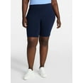 thumbnail image 1 of Terra & Sky Women's Plus Size Bike Short, Sizes 0X-5X, 1 of 5