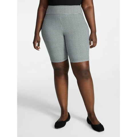 Terra & Sky Women's Plus Size Bike Shorts, Sizes 0X-5X