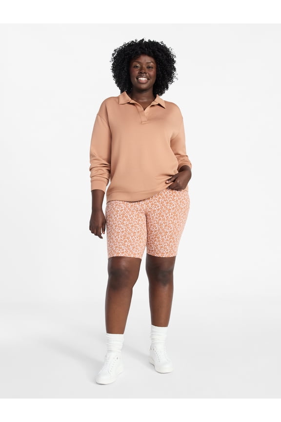 Women's Plus Size Bike Shorts, Sizes 0X-5X