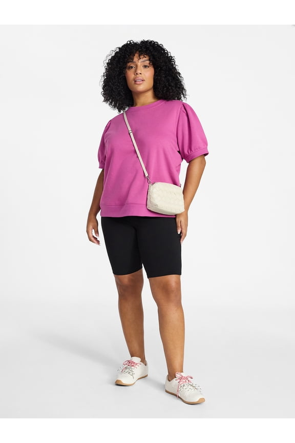 Women's Plus Size Bike Shorts, Sizes 0X-5X