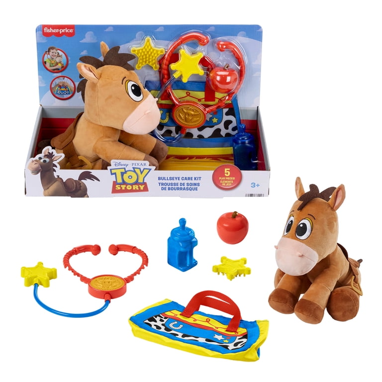 Disney and Pixar Toy Story Toys Bullseye Care Kit, Plush Horse
