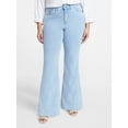 thumbnail image 1 of Terra & Sky Women's Plus Size Core Mid Rise Bootcut Jeans, Short and Regular Inseams, Sizes 16W-26W, 1 of 5