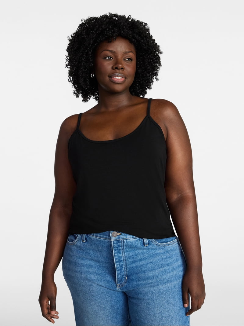 Terra & Sky Women's Plus Size Cami Top, Size 0X-5X - Walmart.com
