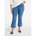 thumbnail image 1 of Terra & Sky Women's Plus Size Core Mid Rise Bootcut Jeans, Sizes 16W-26W, 1 of 5