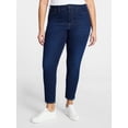 thumbnail image 1 of Terra & Sky Women's Plus Signature Denim Skinny Jeans with Control Panel, Sizes 16W-26W, 1 of 5