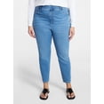 thumbnail image 1 of Terra & Sky Women's Plus Pull On Skinny Jegging Pants with Control Panel, Sizes 0X-5X, 1 of 5