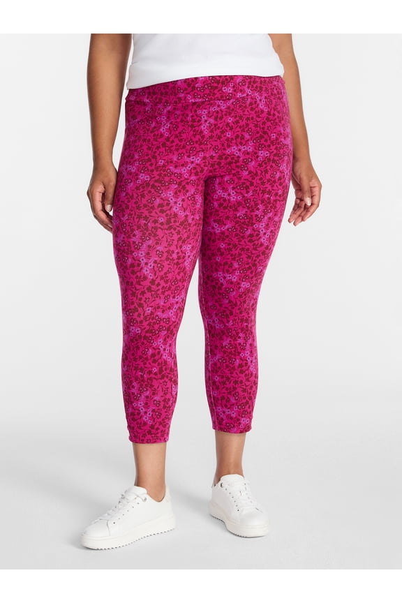 Women's Plus Capri Ladder Leggings, Sizes 0X-5X