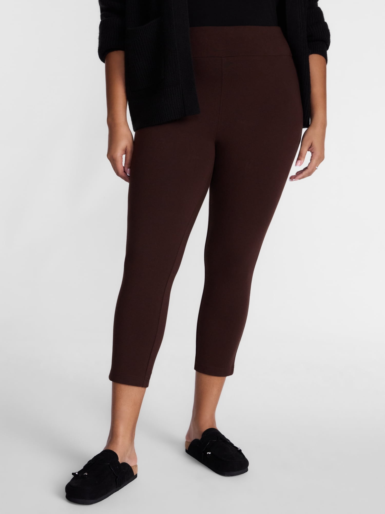 Terra & Sky Women's Plus Capri Legging, Sizes 0X-5X