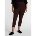 thumbnail image 1 of Terra & Sky Women's Plus Capri Legging, Sizes 0X-5X, 1 of 3