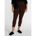 thumbnail image 1 of Terra & Sky Women's Plus Capri Legging, Sizes 0X-5X, 1 of 4