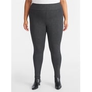 Women's Plus High Waist Ankle Length Leggings, 27" Inseam, Sizes 0X-5X