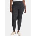 thumbnail image 1 of Terra & Sky Women's Plus High Waist Ankle Length Leggings, 27" Inseam, Sizes 0X-5X, 1 of 5