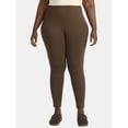 thumbnail image 1 of Terra & Sky Women's Plus High Waist Ankle Length Leggings, 27" Inseam, Sizes 0X-5X, 1 of 5