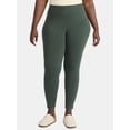 thumbnail image 1 of Terra & Sky Women's Plus High Waist Full Length Leggings, Sizes 0X-5X, 1 of 5