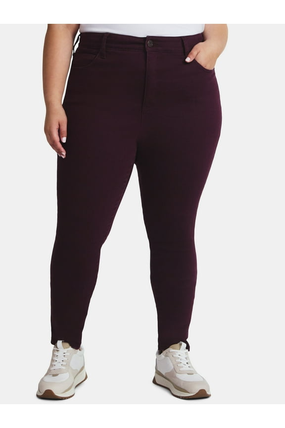 Women's Plus Size Skinny High Rise Jeans, Sizes 16W-26W