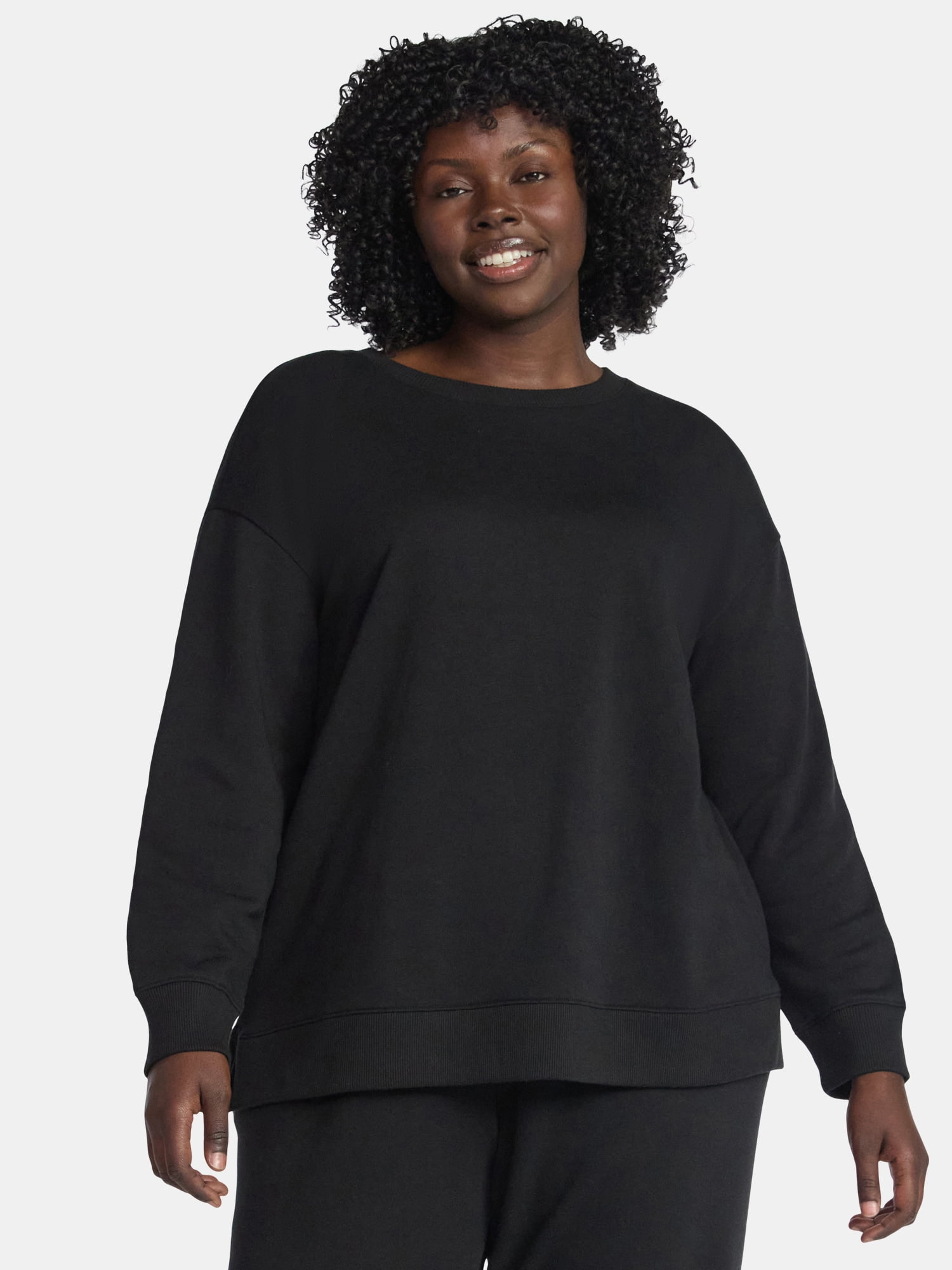 Women's Plus Size Fleece Sweatshirt, Size 0X-5X