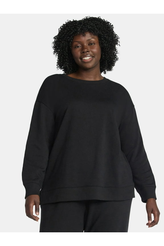 Women's Plus Size Fleece Sweatshirt, Size 0X-5X