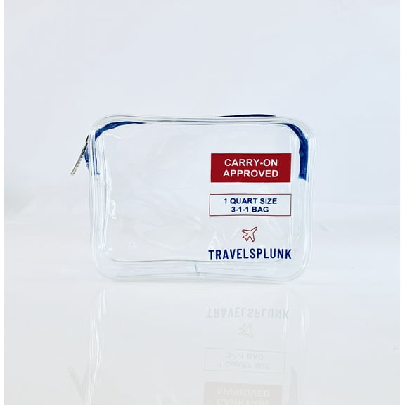 TS Carry-On Approved Clear Toiletry Bag