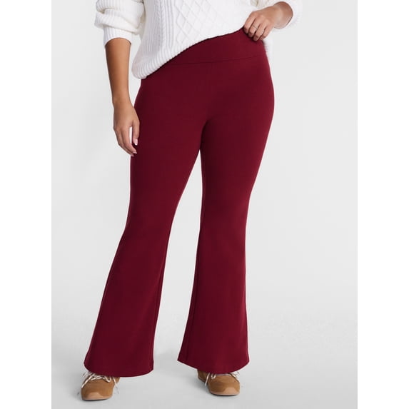Terra & Sky Women's Plus Flare Leggings, Sizes 0X-5X