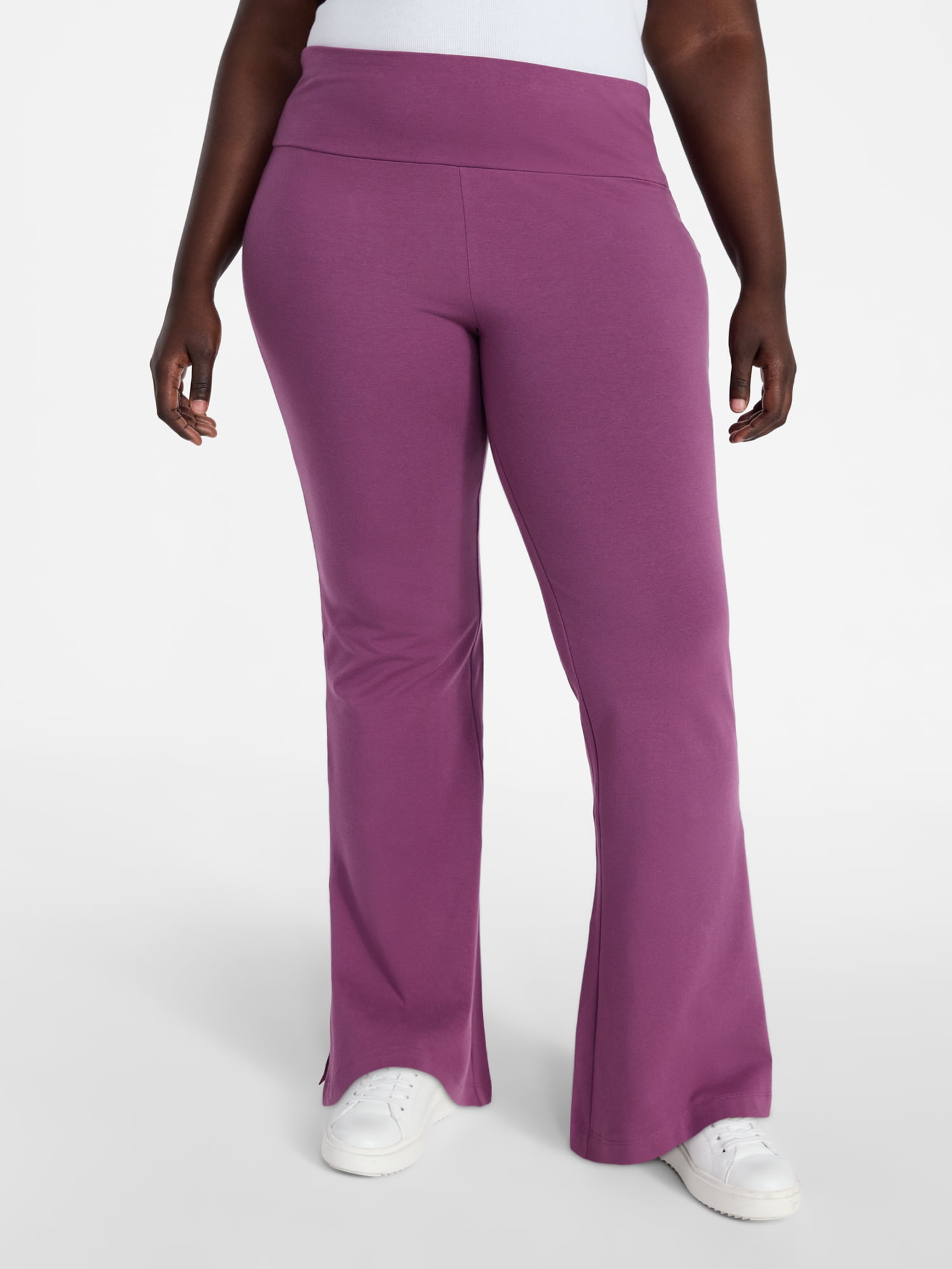Terra & Sky Women's Plus Size Flare Leggings, Sizes 0X-5X