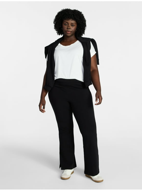 Women's Plus Size Flare Leggings, Sizes 0X-5X