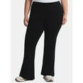thumbnail image 1 of Terra & Sky Women's Plus Size Flare Legging, Sizes 0X-4X, 1 of 5