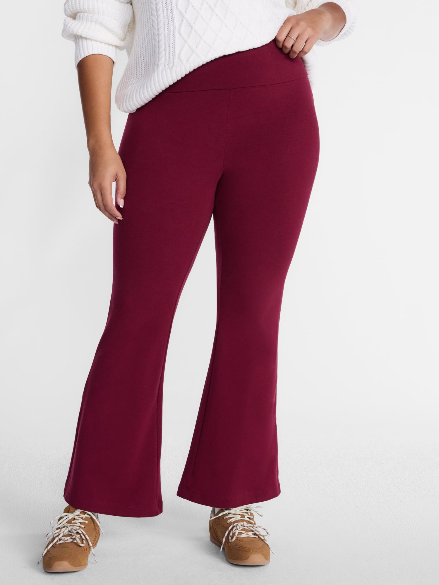 Terra & Sky Women's Plus Flare Legging, Sizes 0X-5X