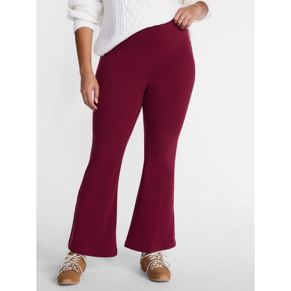 Terra & Sky Women's Plus Flare Leggings, Sizes 0X-5X