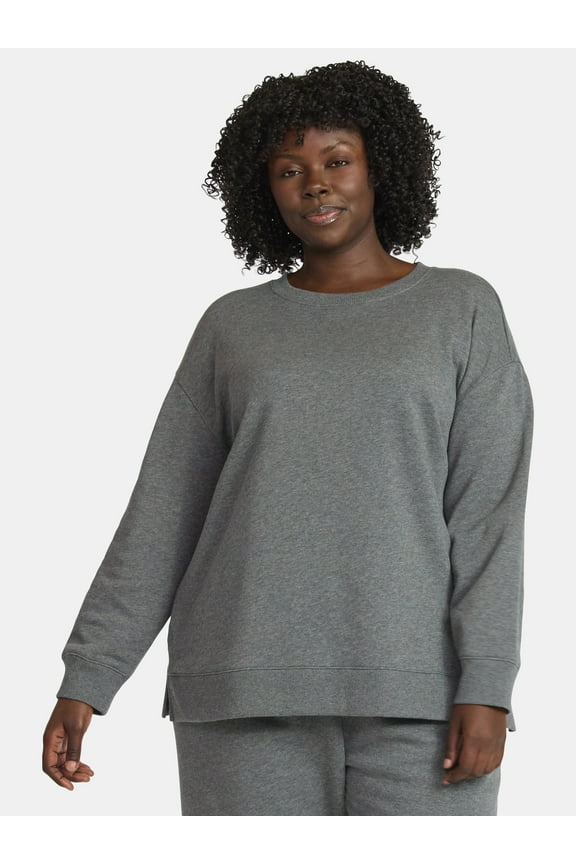Women's Plus Size Fleece Sweatshirt, Size 0X-5X