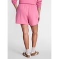 thumbnail image 1 of Terra & Sky Women's Plus Fleece Drawstring Shorts with Patch Pockets, Sizes 0X-5X, 1 of 2