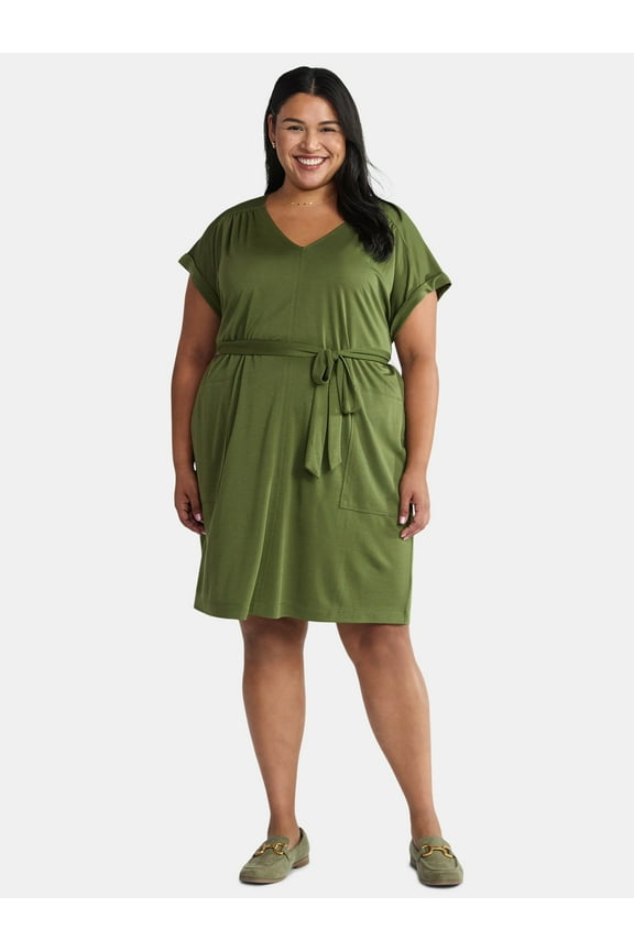 Women's Plus Utility Dress, Sizes 0X-5X