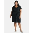 thumbnail image 1 of Terra & Sky Women's Plus Utility Dress, Sizes 0X-5X, 1 of 4