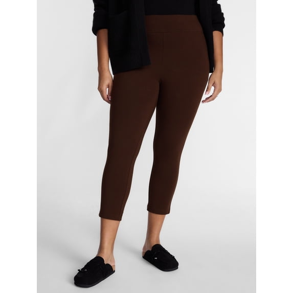 Terra & Sky Women's Plus Capri Legging, Sizes 0X-5X