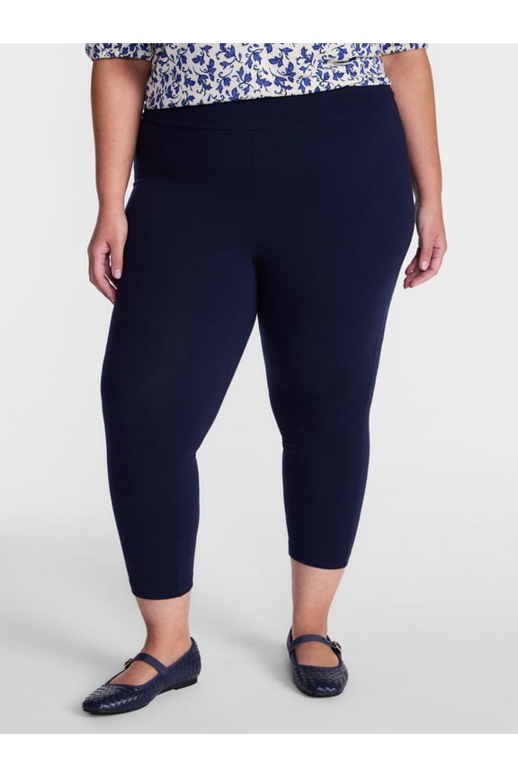 Women's Plus Size Capri Legging, Sizes 0X-5X