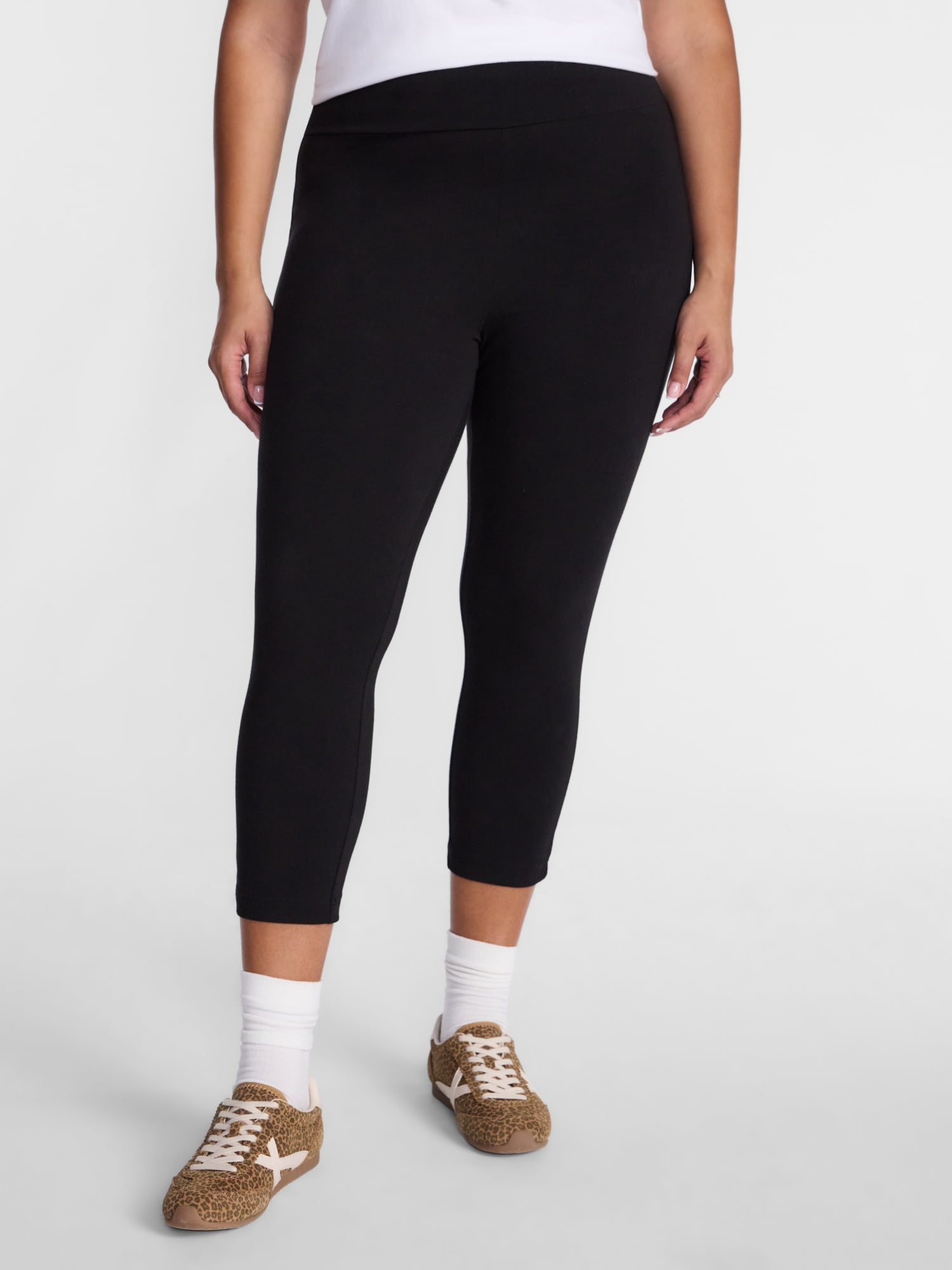 Terra & Sky Women's Plus Size Capri Legging, Sizes 0X-5X