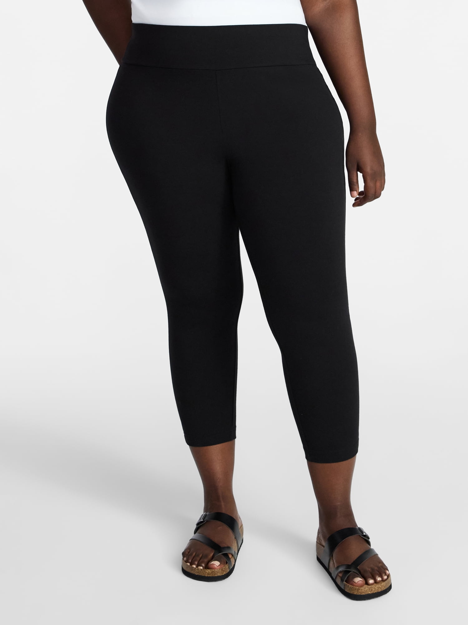 Women's Plus Size Capri Legging, Sizes 0X-5X