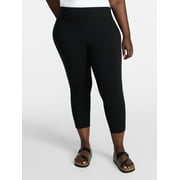 Terra & Sky Womens Plus Capri Legging, Sizes 0X-5X