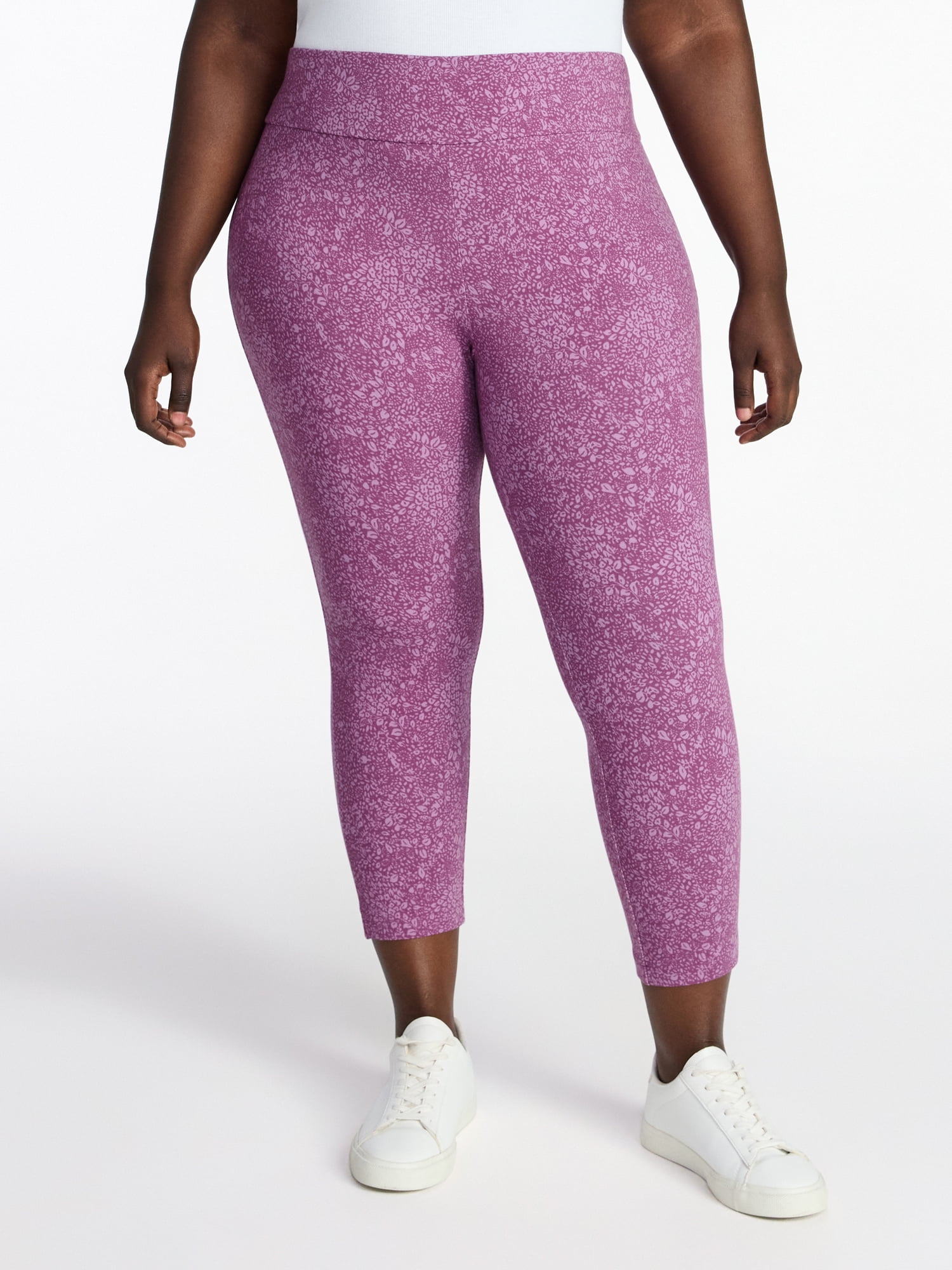 Terra & Sky Women's Plus Size Capri Legging, Sizes 0X-5X