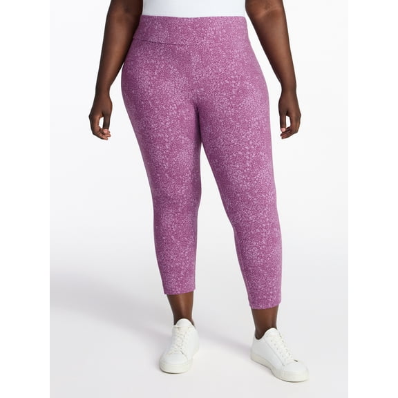 Terra & Sky Women's Plus Size Capri Legging, Sizes 0X-5X