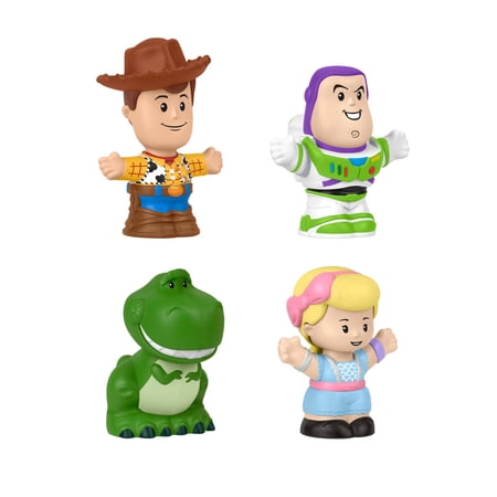 Fisher-Price Little People Disney Pixar Toy Story Figure Pack for Toddlers & Kids, 4 Toys