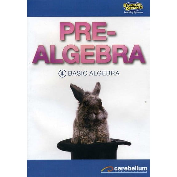 TS Pre-Algebra Module 4: Basic Algebra (DVD), Cerebellum Generic, Special Interests