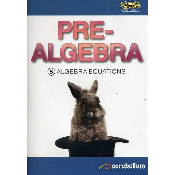 TS Pre-Algebra Module 5: Algebra Equations (DVD), Cerebellum Generic, Special Interests