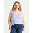 thumbnail image 1 of Terra & Sky Women’s Plus Ribbed Tank Top, Sizes 0X-5X, 1 of 5