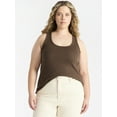 thumbnail image 1 of Terra & Sky Women’s Plus Ribbed Tank Top, Sizes 0X-5X, 1 of 5