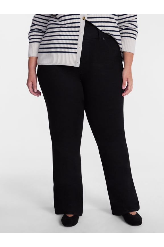 Women's Plus Signature High Rise Bootcut Jeggings, Sizes 0X-5X