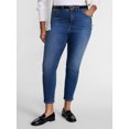 thumbnail image 1 of Terra & Sky Women's Plus Signature High Rise Skinny Jeans, 30" Inseam, Sizes 16W-26W, 1 of 5