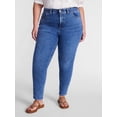 thumbnail image 1 of Terra & Sky Women's Plus Signature High Rise Skinny Jeans, 30" Inseam, Sizes 16W-26W, 1 of 5
