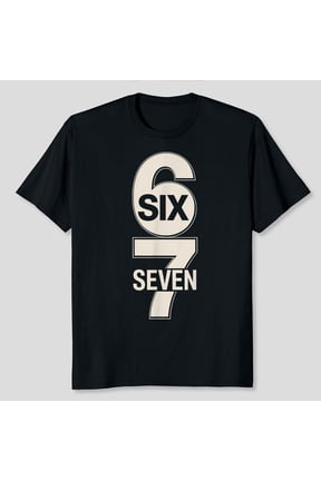 TS- Six Seven 6 7 Meme Unisex T-Shirt, Sizes S-5XL, Gategoo