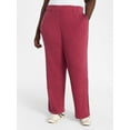 thumbnail image 1 of Terra & Sky Women's Plus Waffle Knit Pants, Sizes 0X-4X, 1 of 5